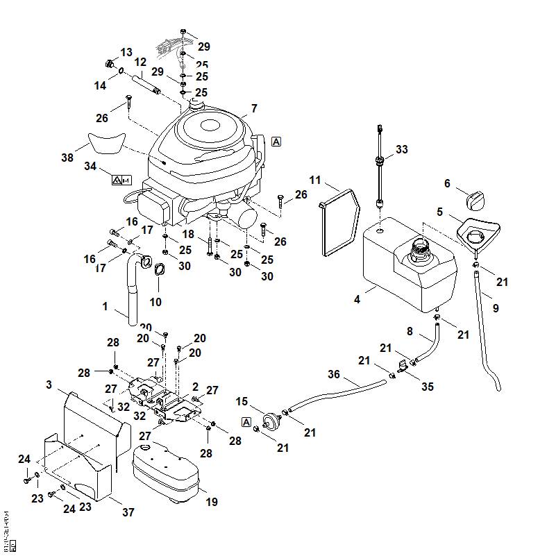 H - Moteur, reservoir
