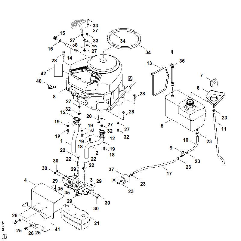 Moteur, reservoir