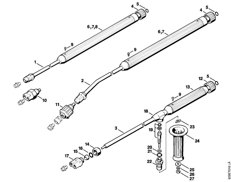 Accessoires optionnels: Lance