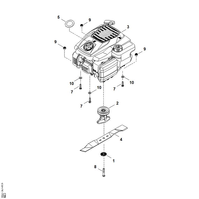 C - Moteur, lame