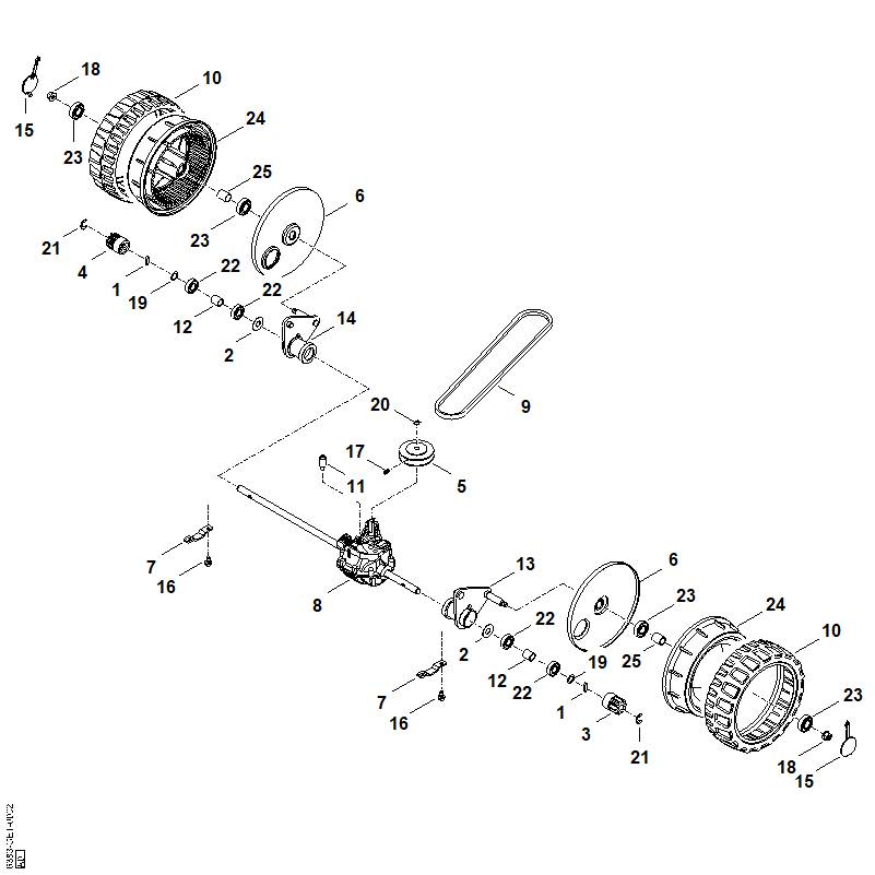 C - Axe, transmission