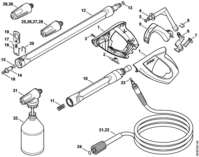 Pistolet, Lance