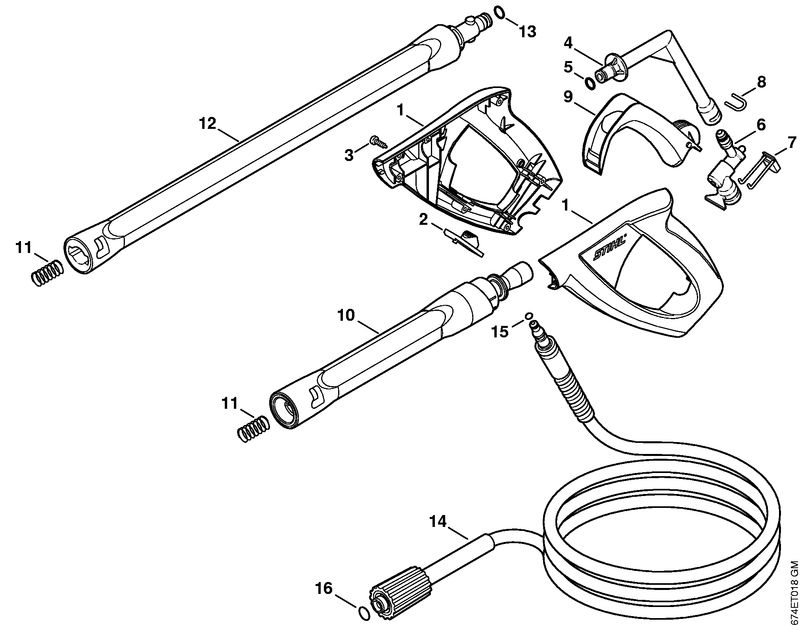 Pistolet, Lance