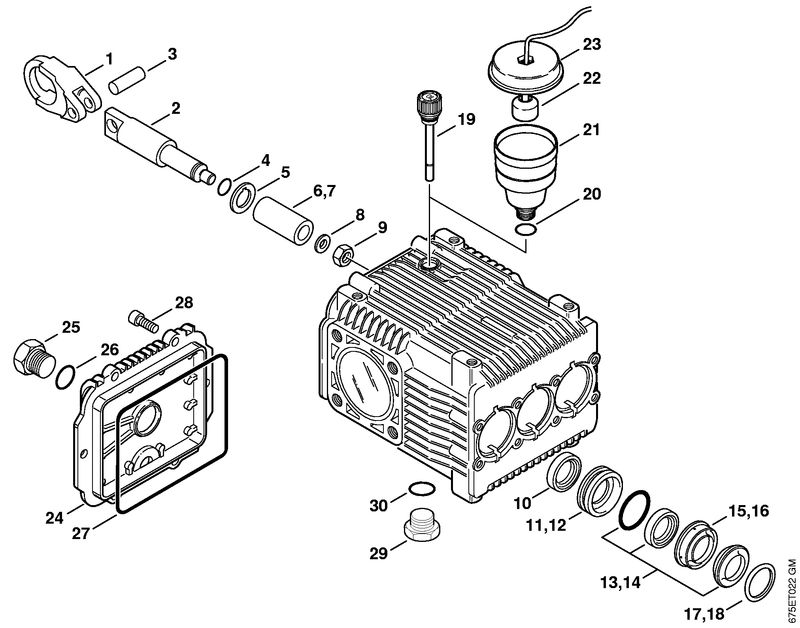 Pompe, piston