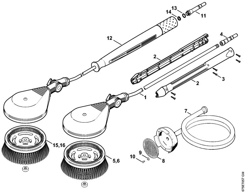 Turbo brosse, Tuyau flexible d'aspiration