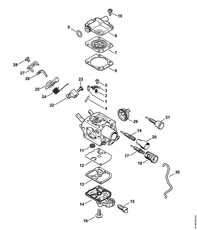 Carburateur C1Q-S280, C1Q-S283