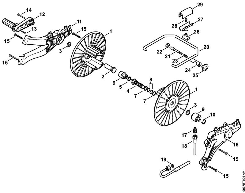 Enrouleur de flexible