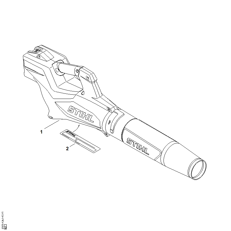 B - Numéro de machine