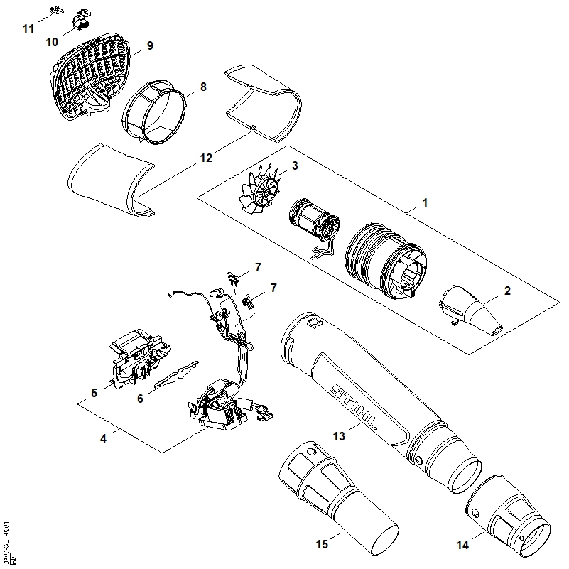 B - Moteur électrique, turbine