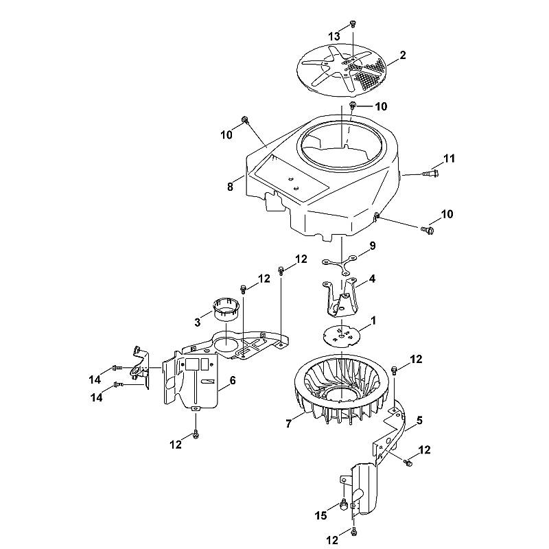 F - Recouverement/ Ventilateur