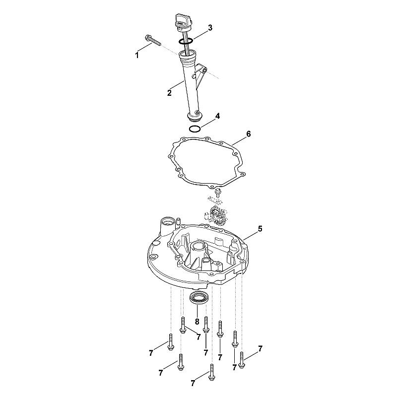 K - Dispositif de lubrification, carter d'huile