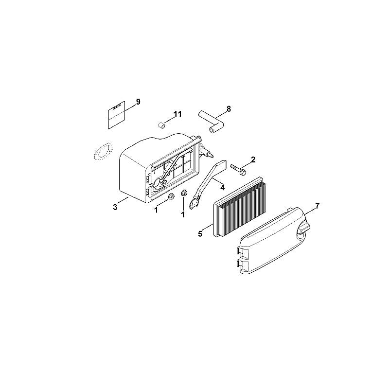 B - Filtre à air