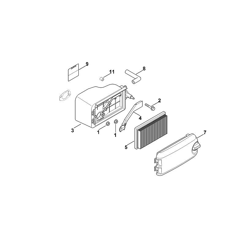 B - Filtre à air