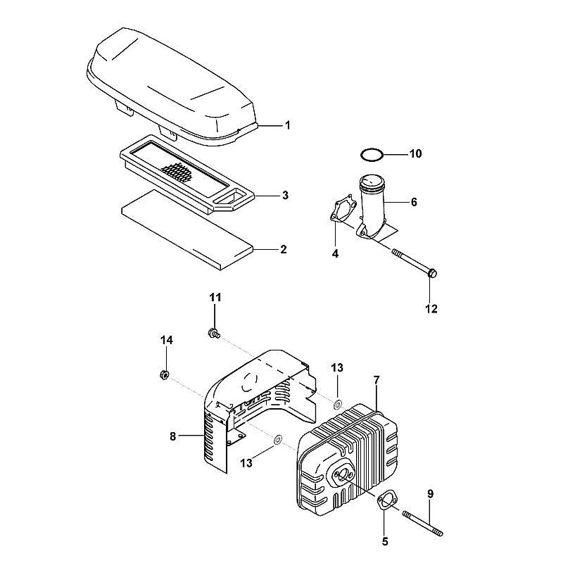 J - Filtre à air/ Echappement