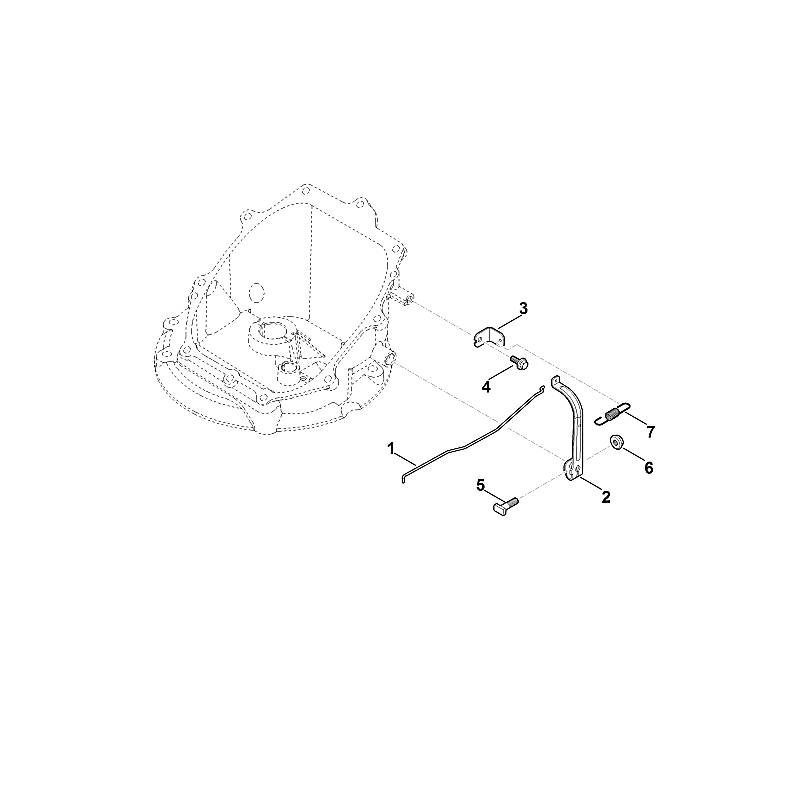 E - Tringlerie du régulateur