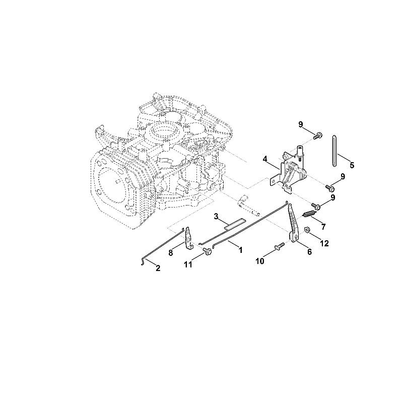 G - Tringlerie du régulateur