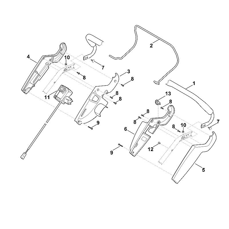 A - Guidon part haut