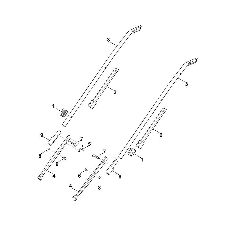 B - Guidon inférieur