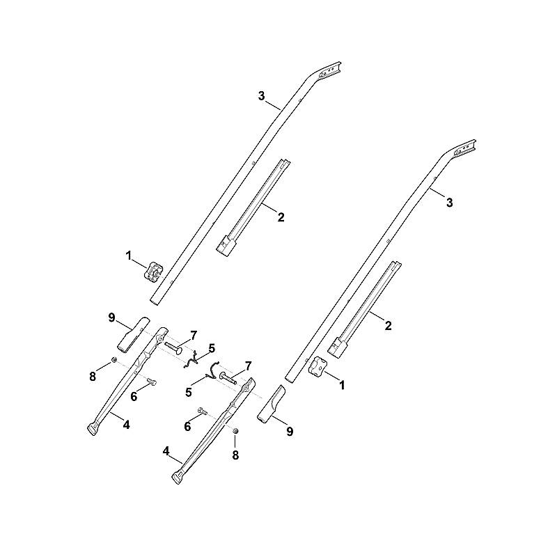 B - Guidon inférieur