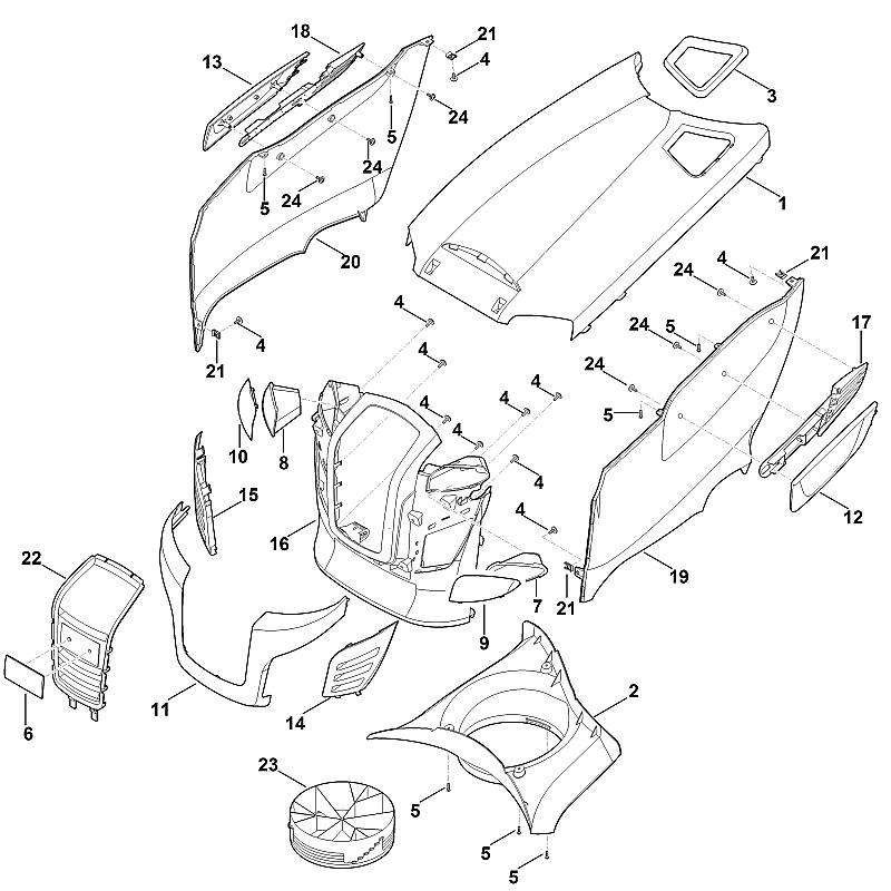 D - Capot-moteur