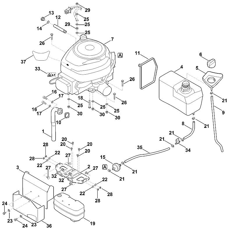 G - Moteur, reservoir