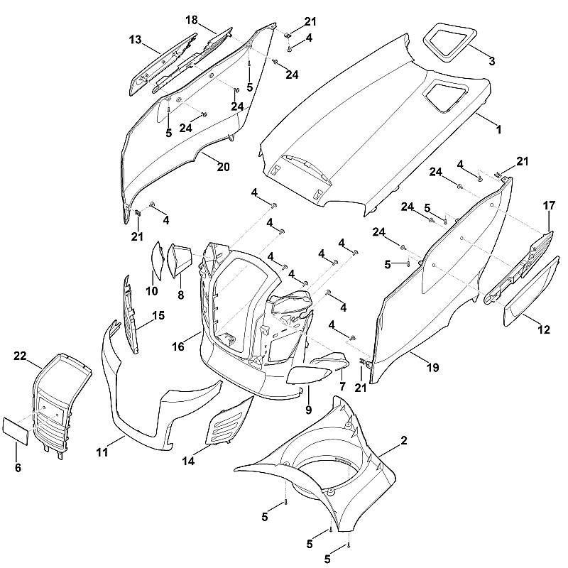 D - Capot-moteur