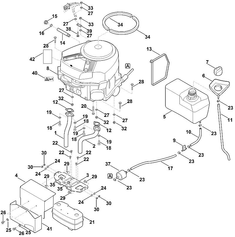 G - Moteur, reservoir