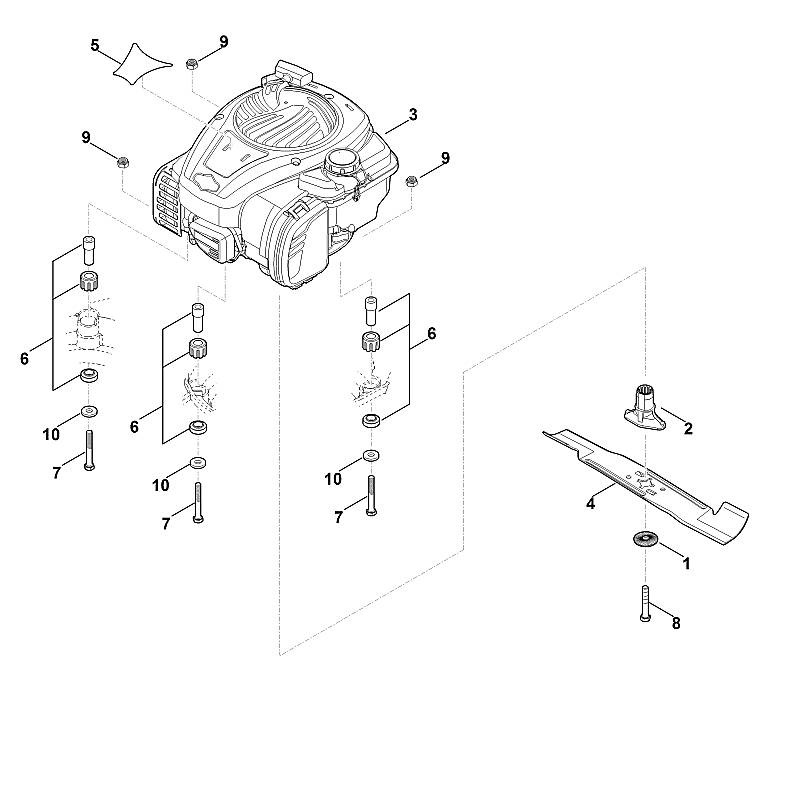D - Moteur, lame