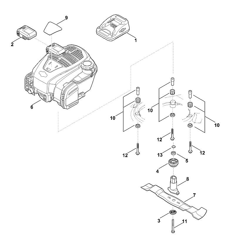 F - Moteur, lame