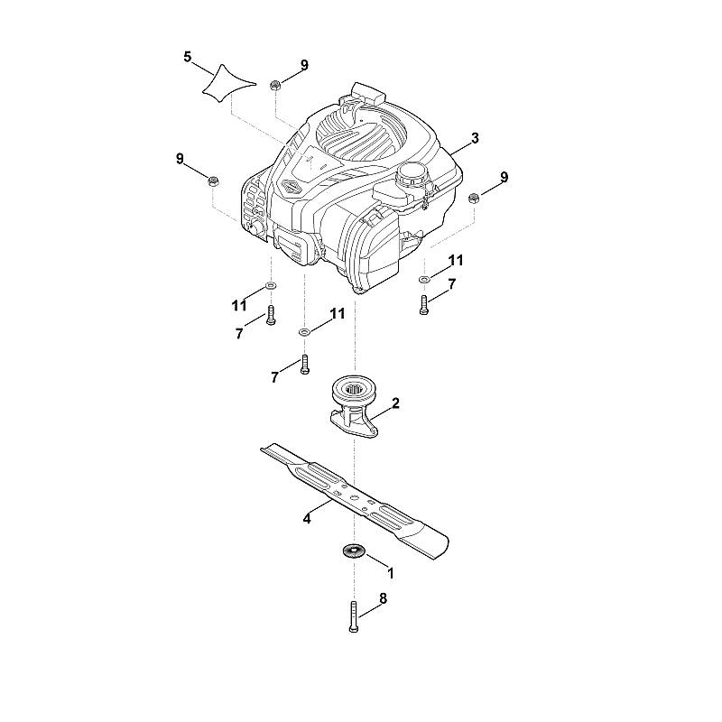 D - Moteur, lame