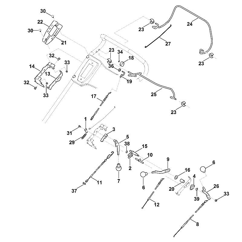 A - Guidon part haut