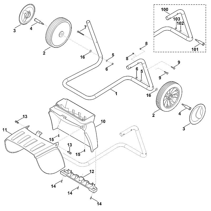 D - Support de roue