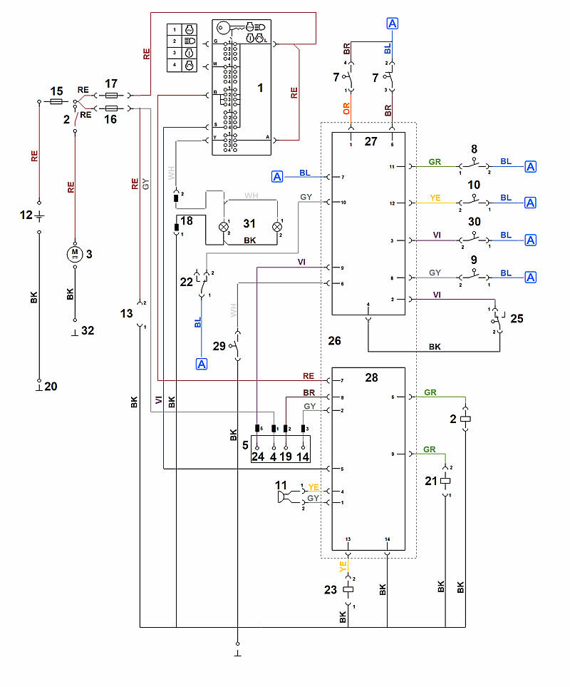 Q - Connexion electrique