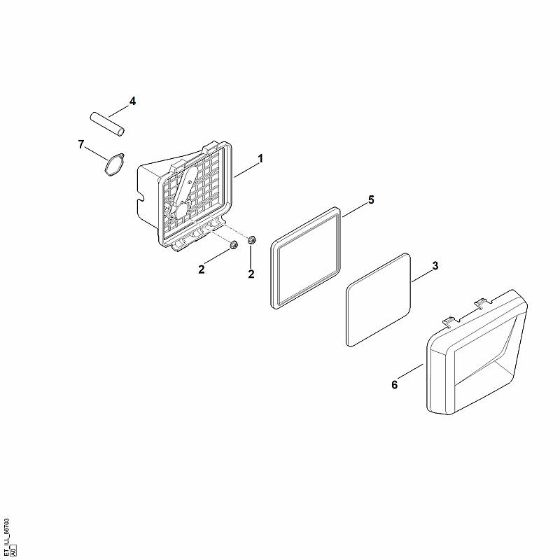 B - Filtre à air