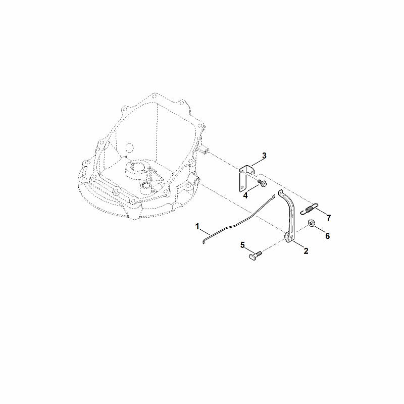 E - Tringlerie du régulateur