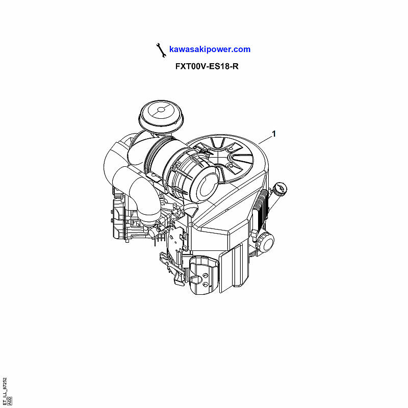 A - Pièces de rechange du moteur