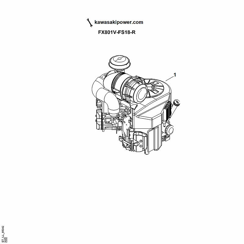 A - Pièces de rechange du moteur