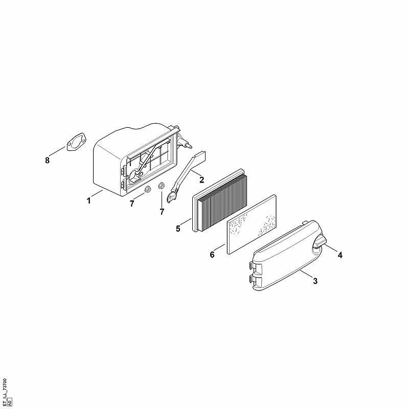 B - Filtre à air