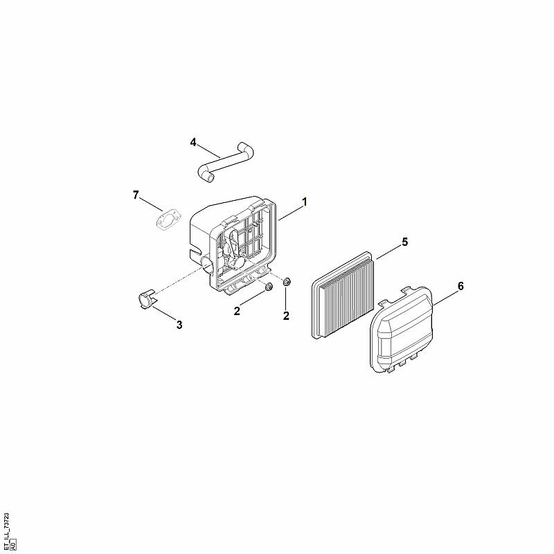 B - Filtre à air
