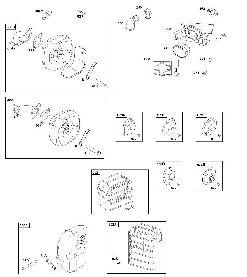 A - Filtre à air, système d'échappement
