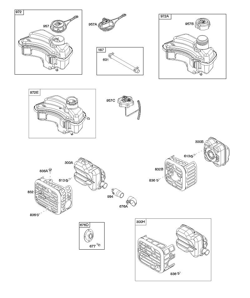F - Système d'échappement, alimentation en carburant
