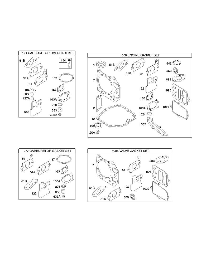 G - Kits/jeux de joints