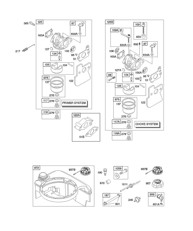 D - Carburateur, alimentation en carburant
