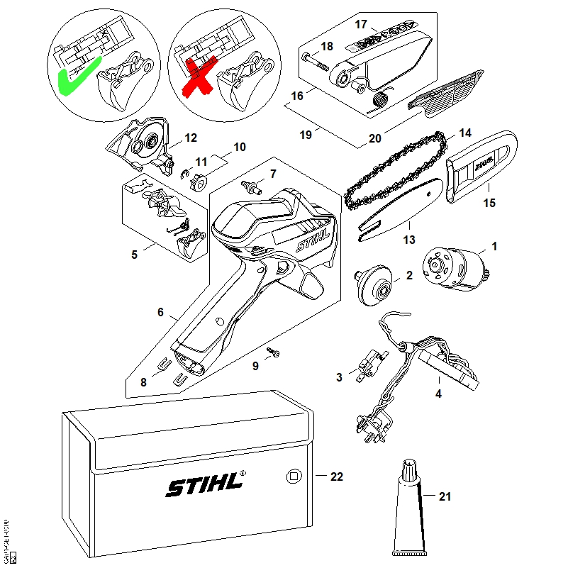 Pièces de rechange de Numéro de machine 929771306