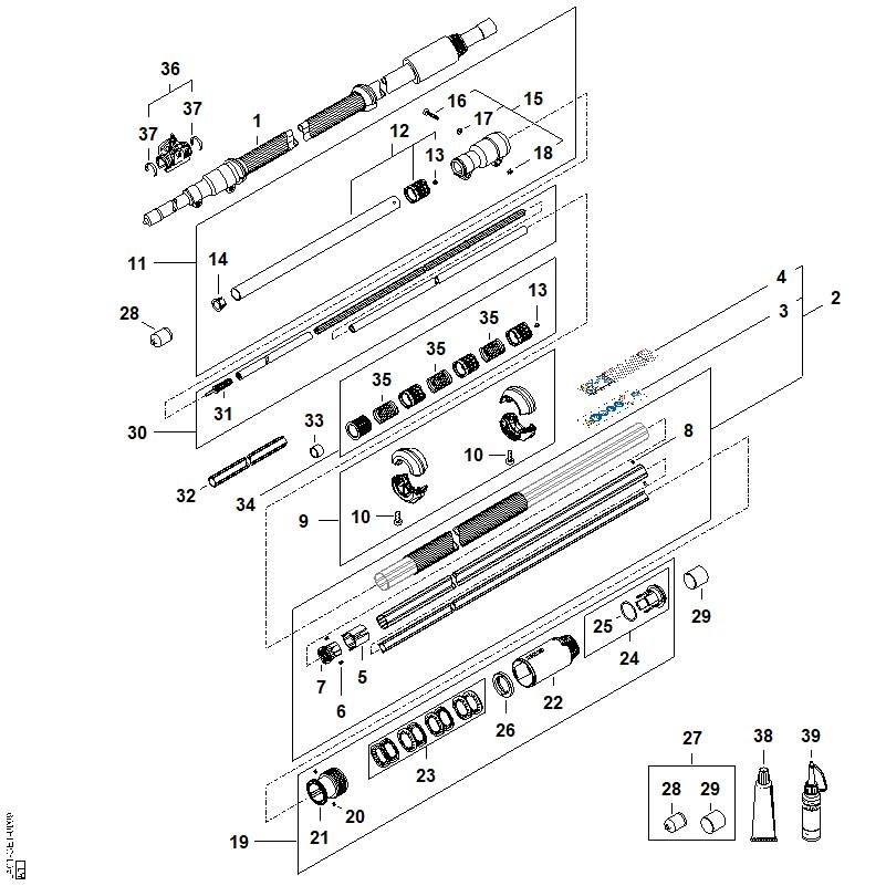 B - Tube complet