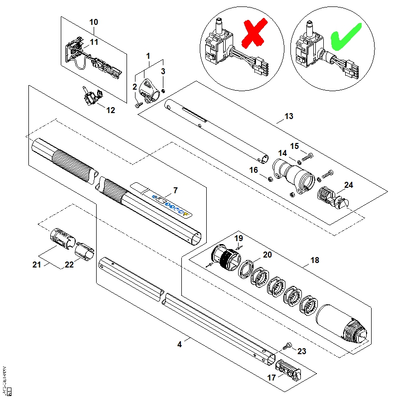 Tube complet ⇤ 443442002