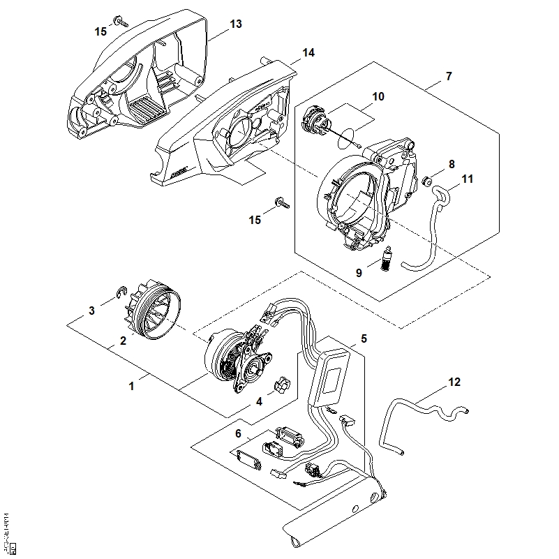 Moteur électrique, Carter moteur