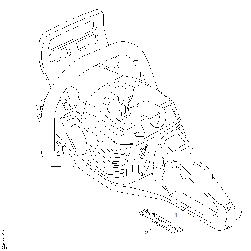 F - Numéro de machine