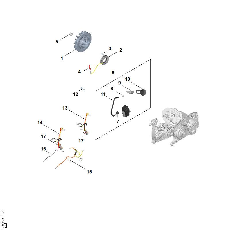 E - Dispositif d'allumage, Faisceau de câbles