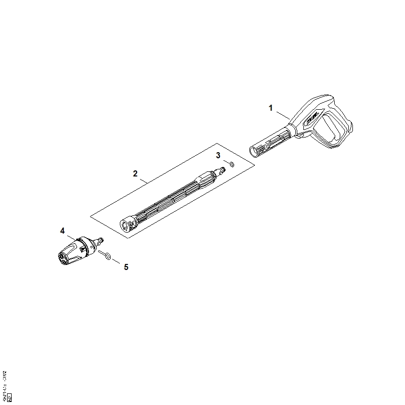 C - Pistolet, Lance